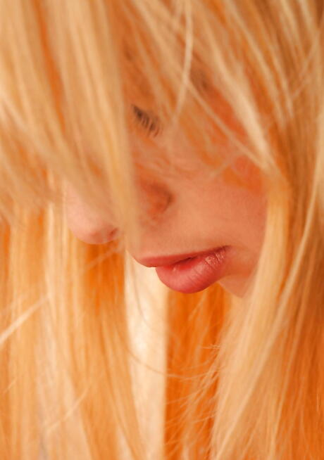 Slim girls Molly Bennett and Alyssa Branch licking each others pussies in the hot lesbian sex 